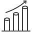 bar chart icon representing scalability growth